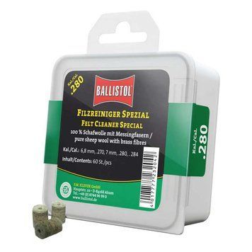 Войлочные патчи для чистки оружия Ballistol 7 мм / .270 .284 cal (60 шт) 4290087 фото