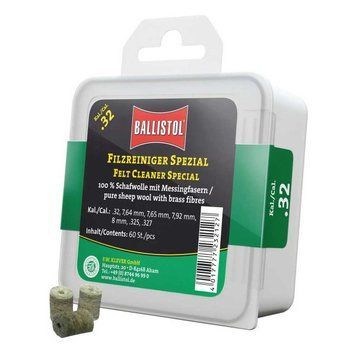 Войлочные патчи для чистки оружия Ballistol 8 мм / .32 cal (8x57 / .323) (60 шт) 4290111 фото
